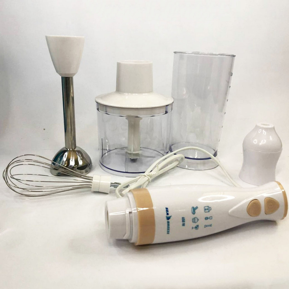 Побутовий занурювальний блендер для занурення Sea, Блендер для кухні подрібнювач з чашею PB-26 Івано-Франківськ - фото 2