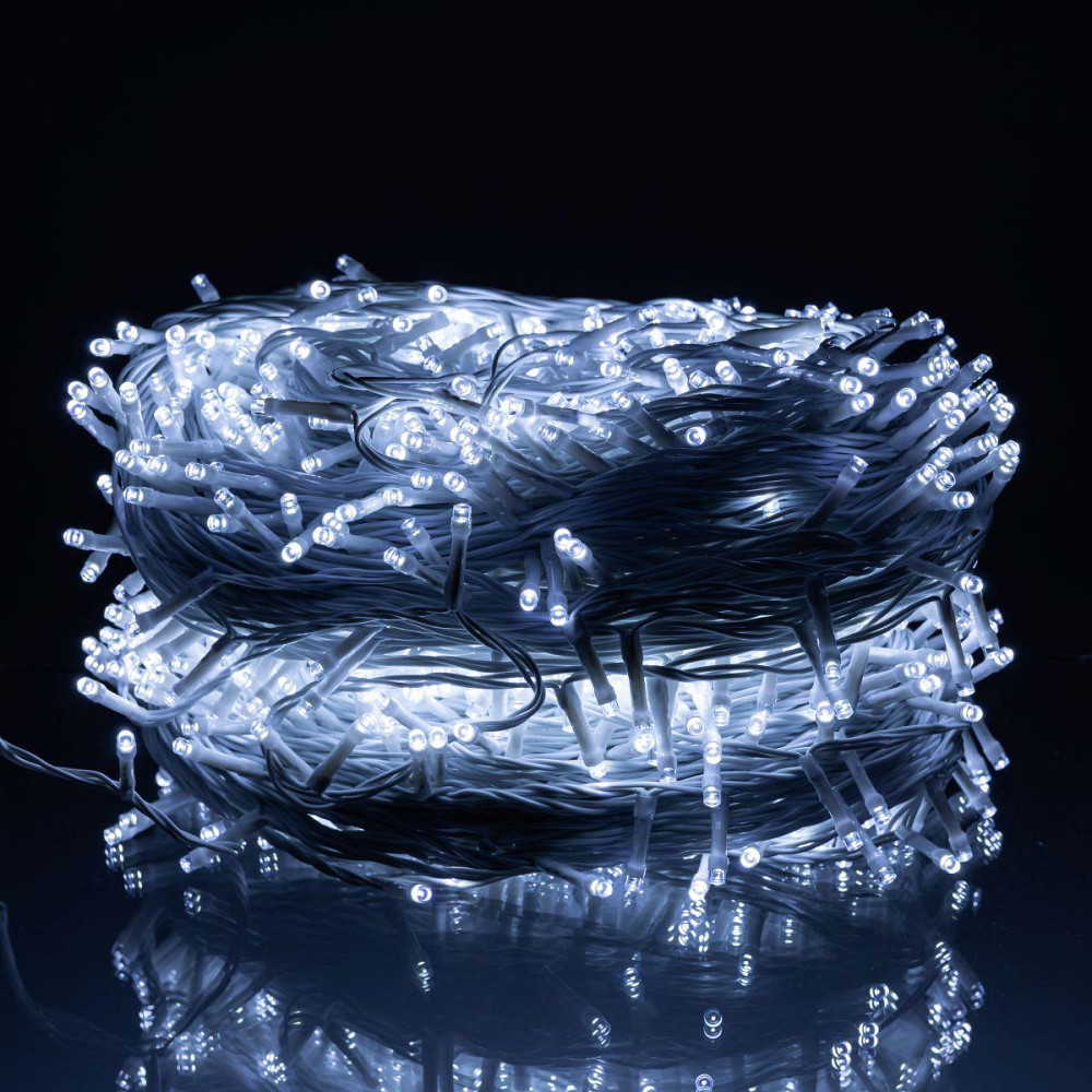 Вулична гирлянда "Різдвяна фея" 100 м, 1000 LED, біла Київ - фото 6