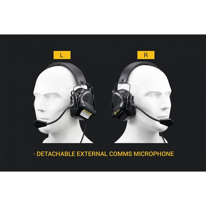 Тактические активные наушники Earmor М32 FG Койот Винница - изображение 11