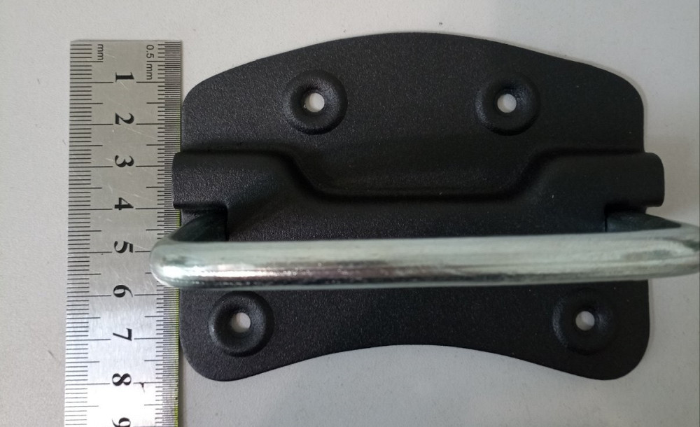 Ручка для скрині (ящика, вулика) покрита чорною порошковою фарбою від польського виобника "Piomar-ok Київ - фото 3