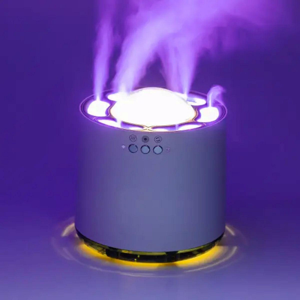 Увлажнитель воздуха с RGB-подсветкой и синхронизацией с музыкой 800 мл, белый HPKP6262 Киев - изображение 3