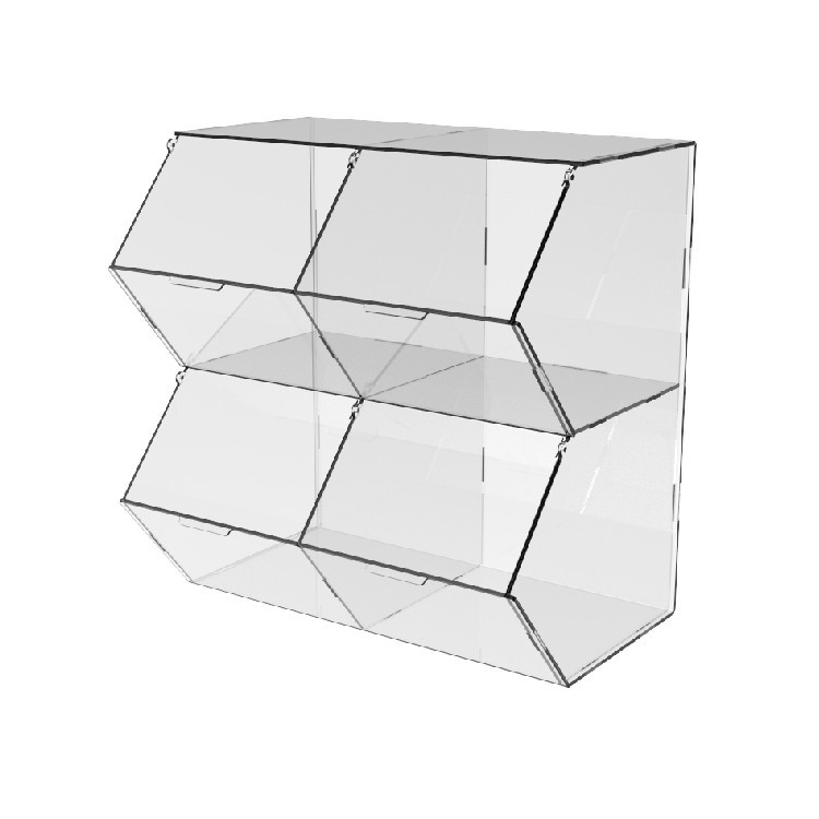 Диспенсер EKOSTAR для мармеладів, снеків, горіхів 4 комірки Київ - фото 2