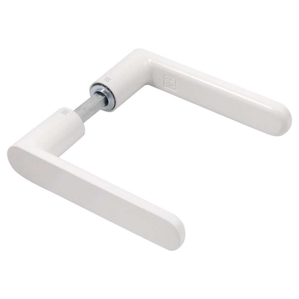 Дверная ручка на розетте Nuda Pure белый матовый R ф/с Киев - изображение 3