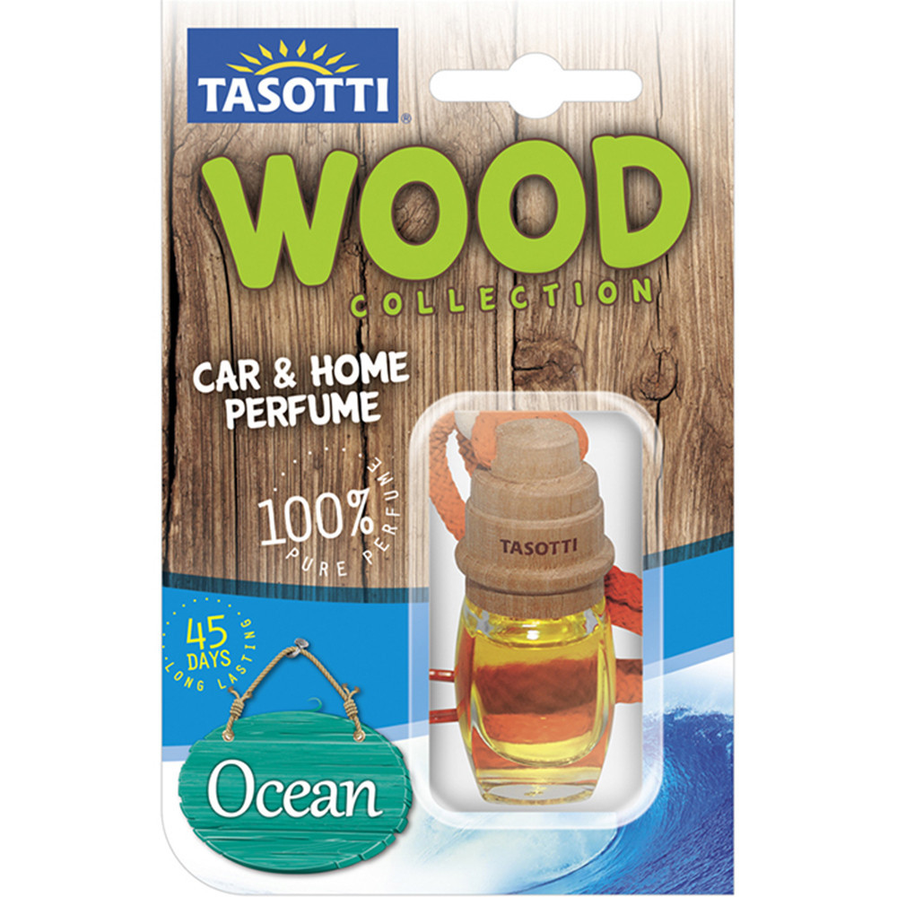 Ароматизатор для авто пробка "Wood" Ocean (Океан) 7мл Tasotti Київ - фото 1