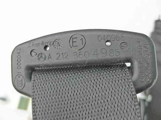 Mercedes-Benz  A2128604985 Ремінь безпеки передній лівий чорний E-Class W212 Одеса