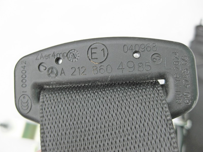 Mercedes-Benz  A2128604985 Ремінь безпеки передній лівий чорний E-Class W212 Одеса - фото 2