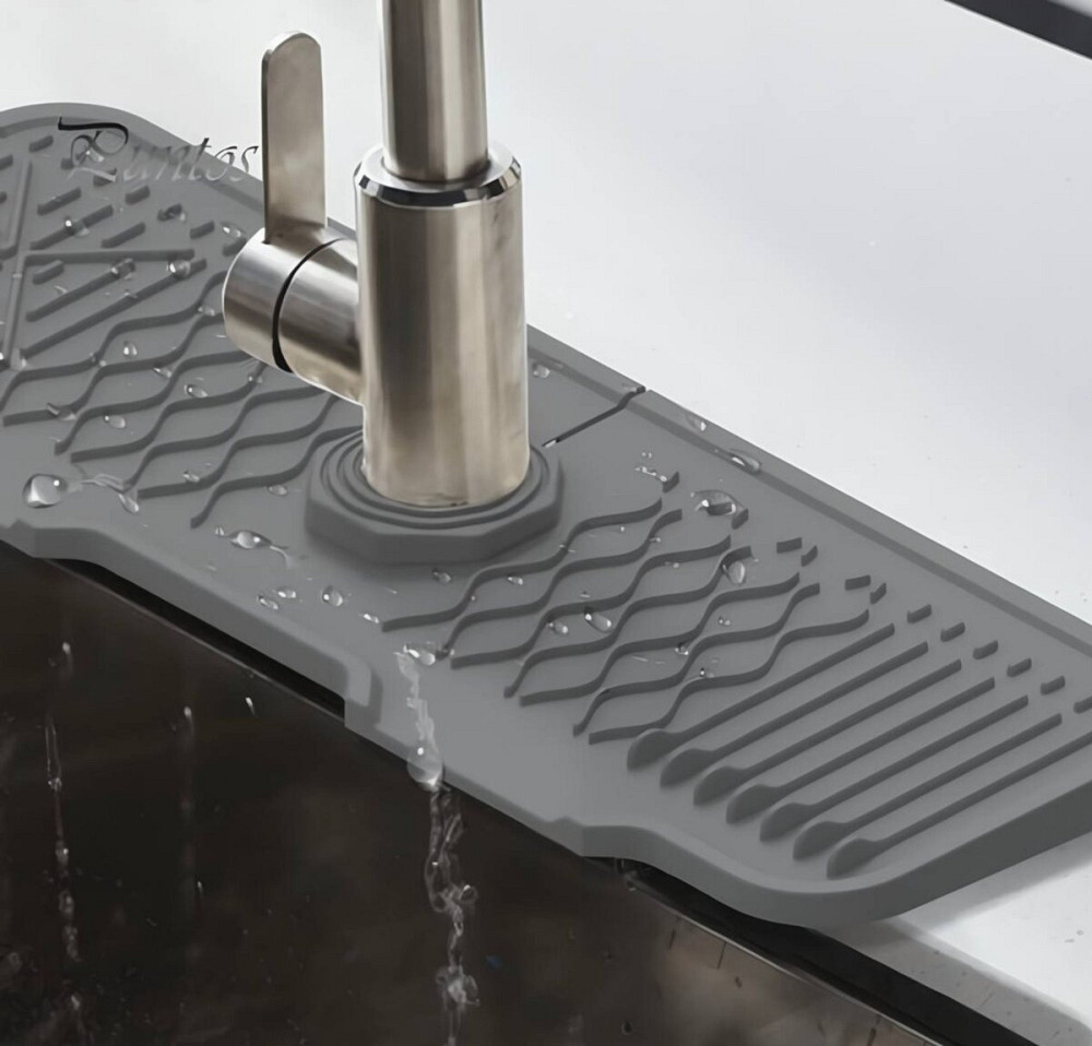 RB2 силіконовий килим для мийки сірий VALESO 43*15 Коломыя - изображение 3