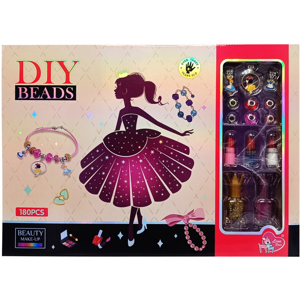 Набір бісеру для виготовлення креативних аксесуарів "Принцеса" LD6029 Вінниця - фото 1