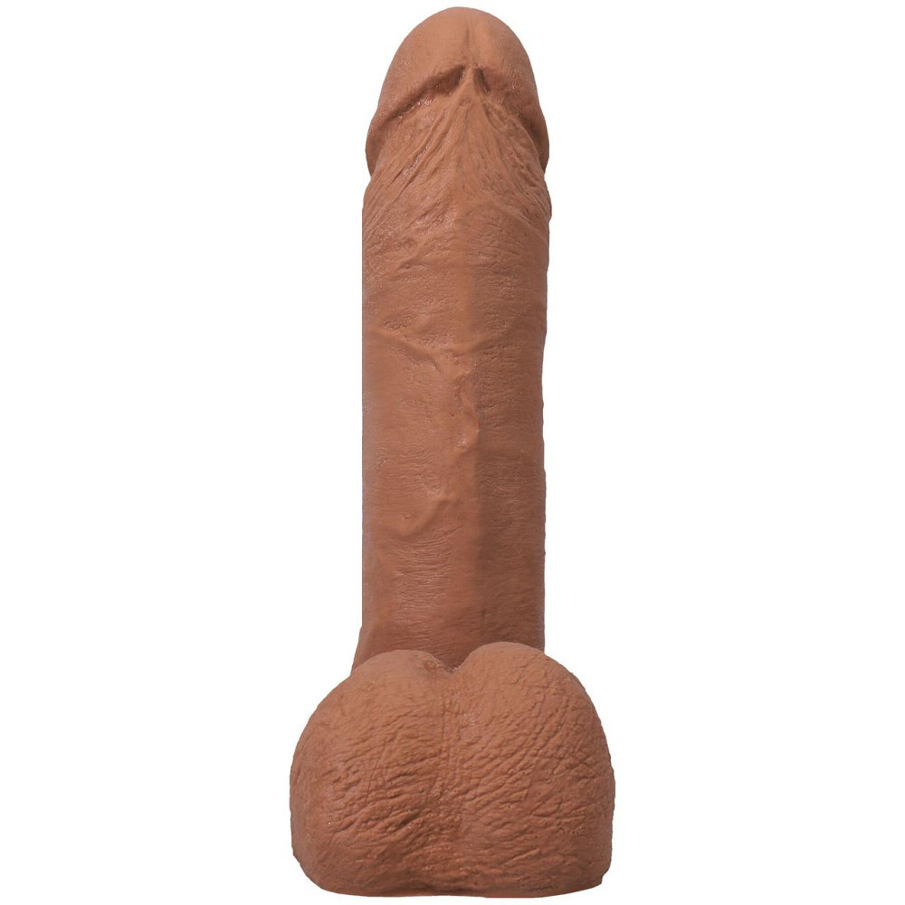 Фалоімітатор Doc Johnson The Realistic Cock ULTRASKYN - 6 Inch with Balls Caramel Sex Aura Київ - фото 4