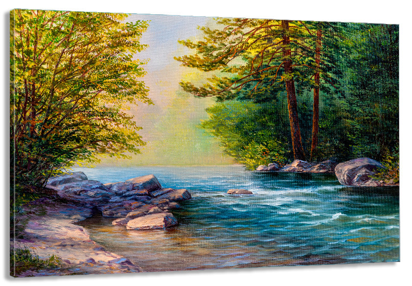 Картина холст в гостиную / спальню Лісова природа    MLP_307 60x100 см Киев - изображение 1