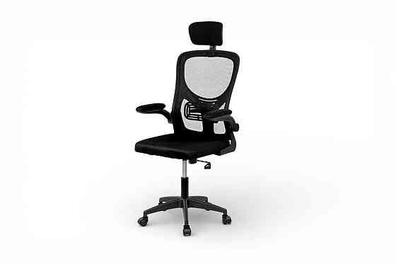 Стілець офісний Тонус, чорний/чорний Киев