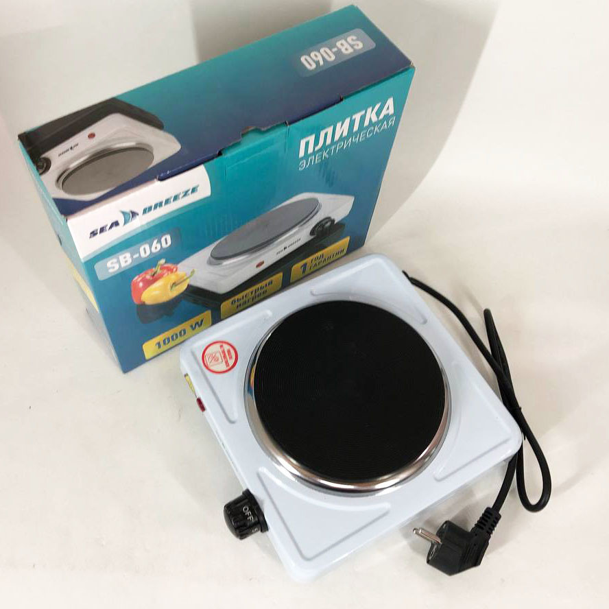 Плита электрическая одинарная Sea, Удобная портативная плита переносная для дома OZ-63 Львов - изображение 5