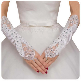 Рукавички весільні довгі Київ - фото 1