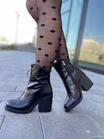 Lexi Жіночі черевики Lexi чорні натуральна шкіра каблук 9 см розмір 36-40 (3048/1) Коломия