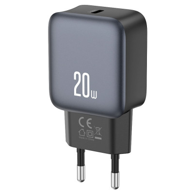 Зарядное устройство XO USB-C PD20W black (L153_Black) Винница - изображение 2