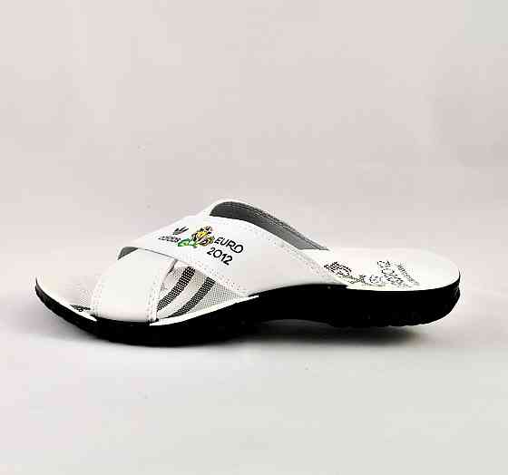 Чоловічі Шльопанці Тапочки Adidas Сланці Адідас Білі (розміри: 40) Дніпро