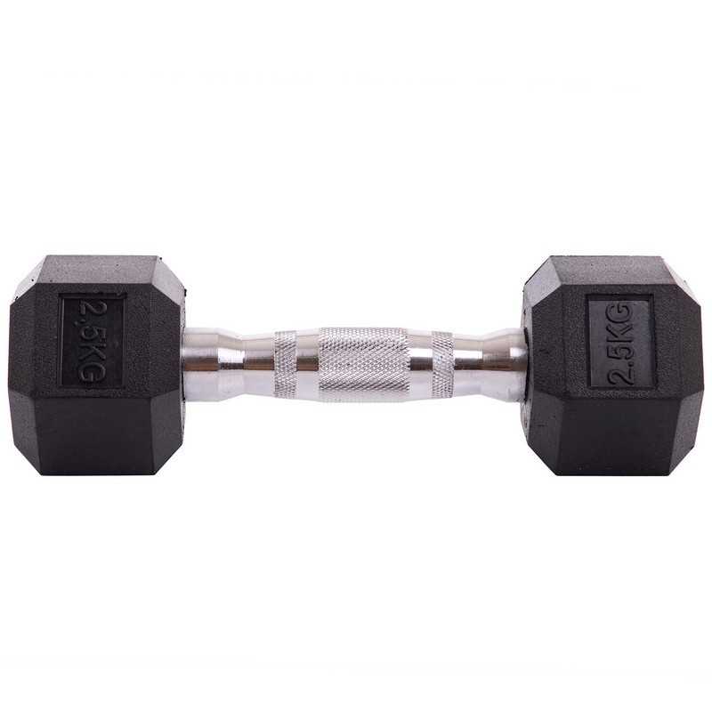 Гантель 2.5 кг цільна шестигранна SP-Planeta-80075-2_5 Київ - фото 3