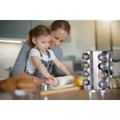 Карусель для специй Spice carousel 16 отсеков. Контейнеры для специй Коломия - фото 3