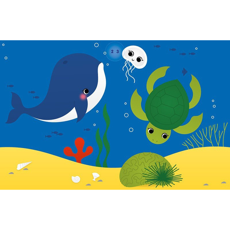 Набір для творчості "Аплікації наліпками Море" 1655011, 25 великих наліпок Вінниця - фото 2