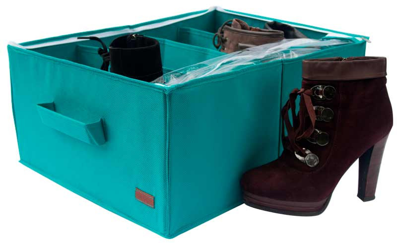 Органайзер для хранения демисезонной обуви на 4 пары Lzr-O-4 (Лазурь) Сумы - изображение 1