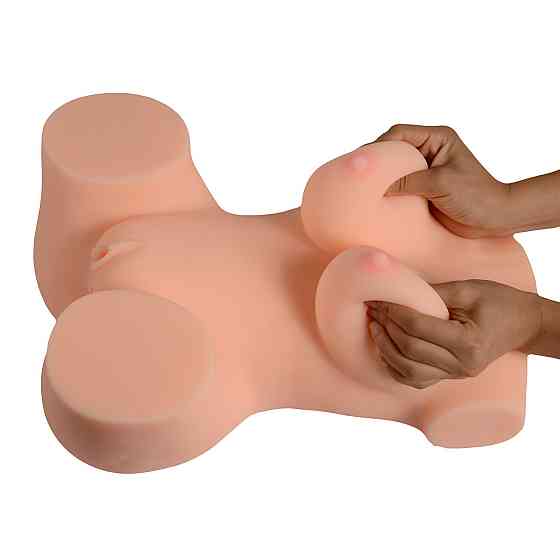 Реалистичное тело-торс Anica Solid Silicone Sexy Doll   L анус-вагина без вибрации телесный Sex Aura Киев