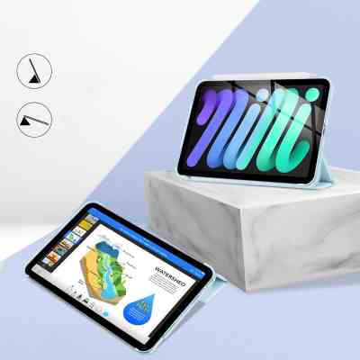 Чехол для планшета BeCover Tri Fold Hard Apple iPad Mini 7 2024 Light Blue (712453) Винница