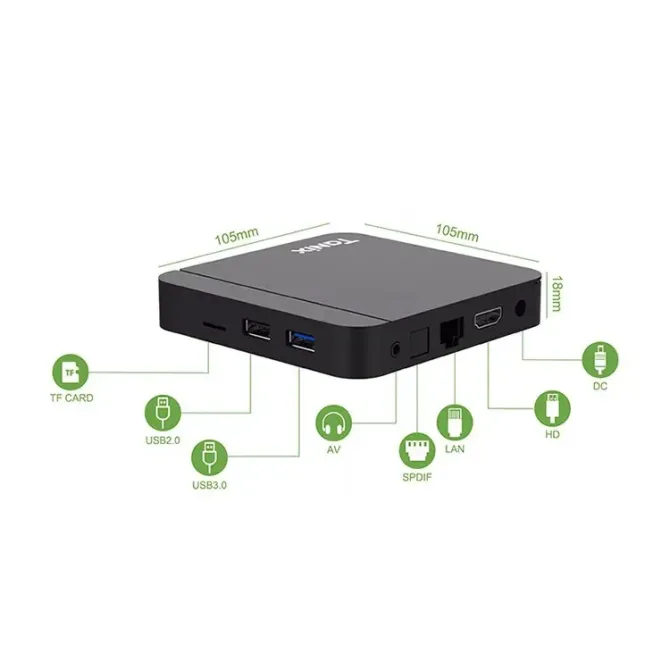 Смарт ТВ приставка Tanix W2 PRO 4/64 Гб Smart TV Box Android 11 Андроїд ТВ бокс Київ - фото 7