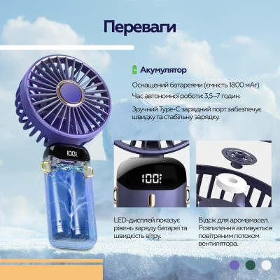 Вентилятор XoKo XK-F03-WH Вінниця - фото 3