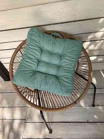 Подушка для стульев (50x50х8 см) Decorator Соро цвет бирюзовый 84-051 Киев