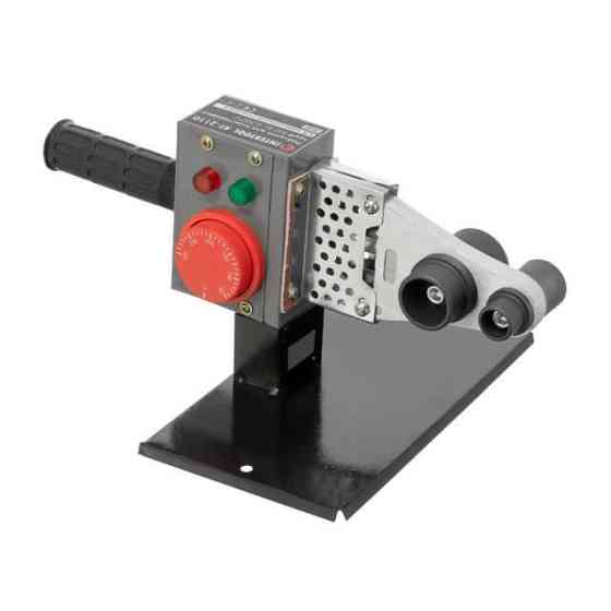 Паяльник для пластикових труб, 0,85 кВт, 0-300°C, насадки 20, 25, 32 мм, металевий кейс INTERTOOL RT-2110 Киев