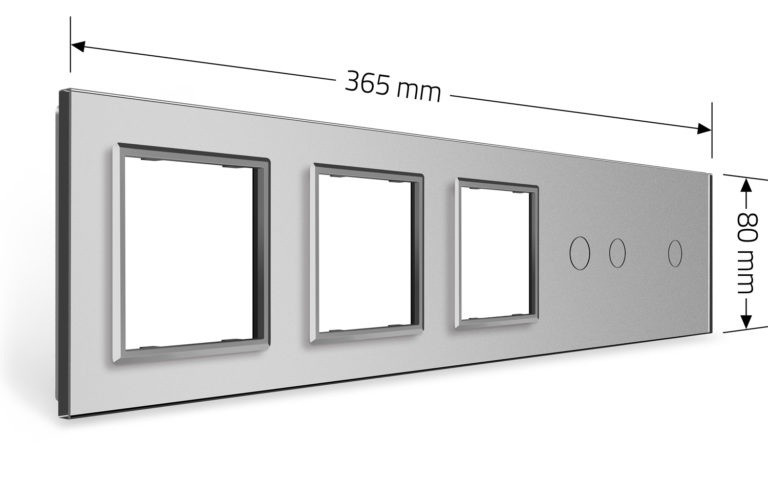LIVOLO Рамка 5-постова для одного 1-сенсорного та одного 2-сенсорного вимикачів і трьох розеток Коломыя - изображение 4