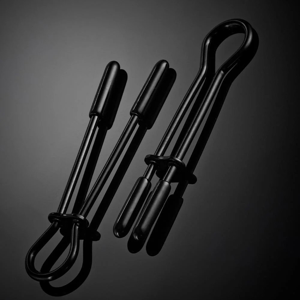 Затискачі для сосків Guilty Pleasure Tassel Tease Clamps, чорно-золоті Sex Aura Київ - фото 7