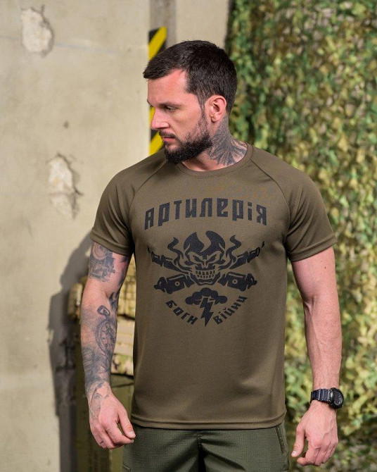 Футболка Артилерія  олива    ПП7683 Одеса - фото 1