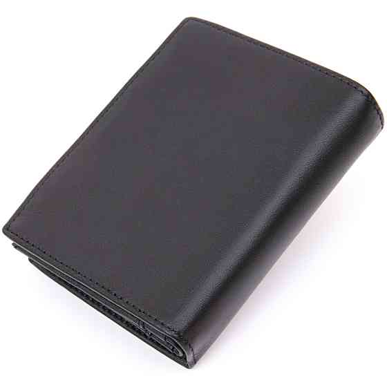 Портмоне-картхолдер унісекс Vintage 20433 Чорне Київ