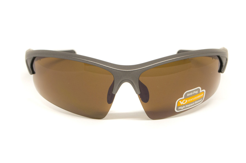 Окуляри захисні Venture Gear MontEagle GunMetal (bronze) Anti-Fog, коричневі в оправі кольору "темний металік" Запорожье - изображение 3