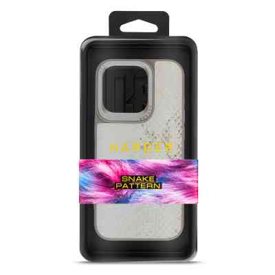Чехол для мобильного телефона Harder Snake Pattern Apple iPhone 14 Pro White Cream (ARM76807) Винница