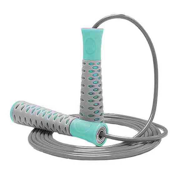 Скакалка PowerPlay 4206 Jump Rope PRO+ Сіро-м'ятна (2,75m.) Луцк