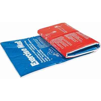 Килимок для фітнесу Toorx Padded Exercise 181х60х2,5 см з антиковзною поверхнею Blu/Rosso (MAT-GE) (931149) Вінниця