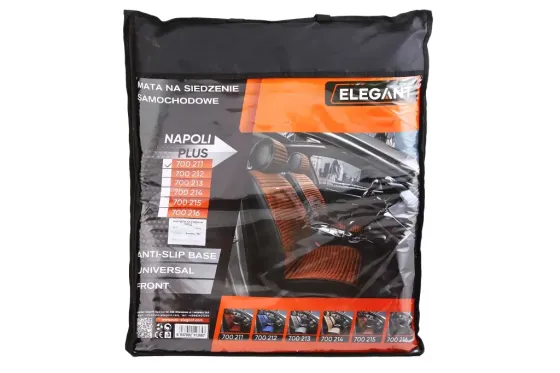 Накидка на сідницю Elegant Napoli передня червоний (2 шт. з підголовками) Вінниця