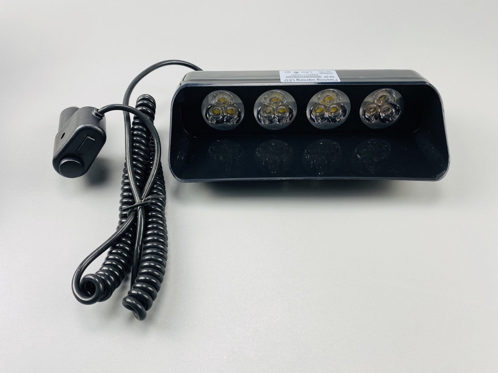 Маячок проблисковий S5 стробоскоп 9-80V 12 led діодів помаранчевий спалах під скло, світлодіодний стробоскоп Мукачево - фото 6