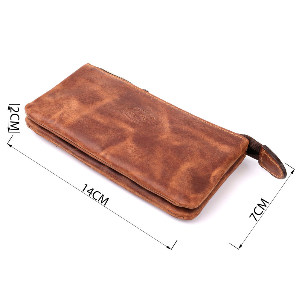 Практична ключниця на два відділення з матової натуральної шкіри Tony Perotti 20837_1 (3350 whisky) Світло-коричневий Київ - фото 3