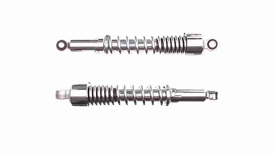 Амортизатори (пара) ЯВА 345mm, регульовані (хром) JING (mod.C) Киев