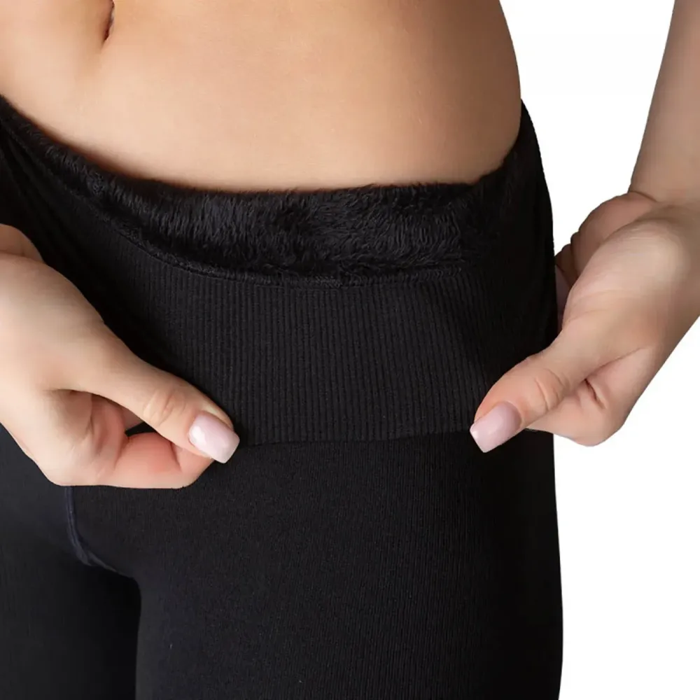 Колготы теплые на меху с имитацией капрона, размер XL-6XL / Женские утепленные колготки Киев - изображение 5