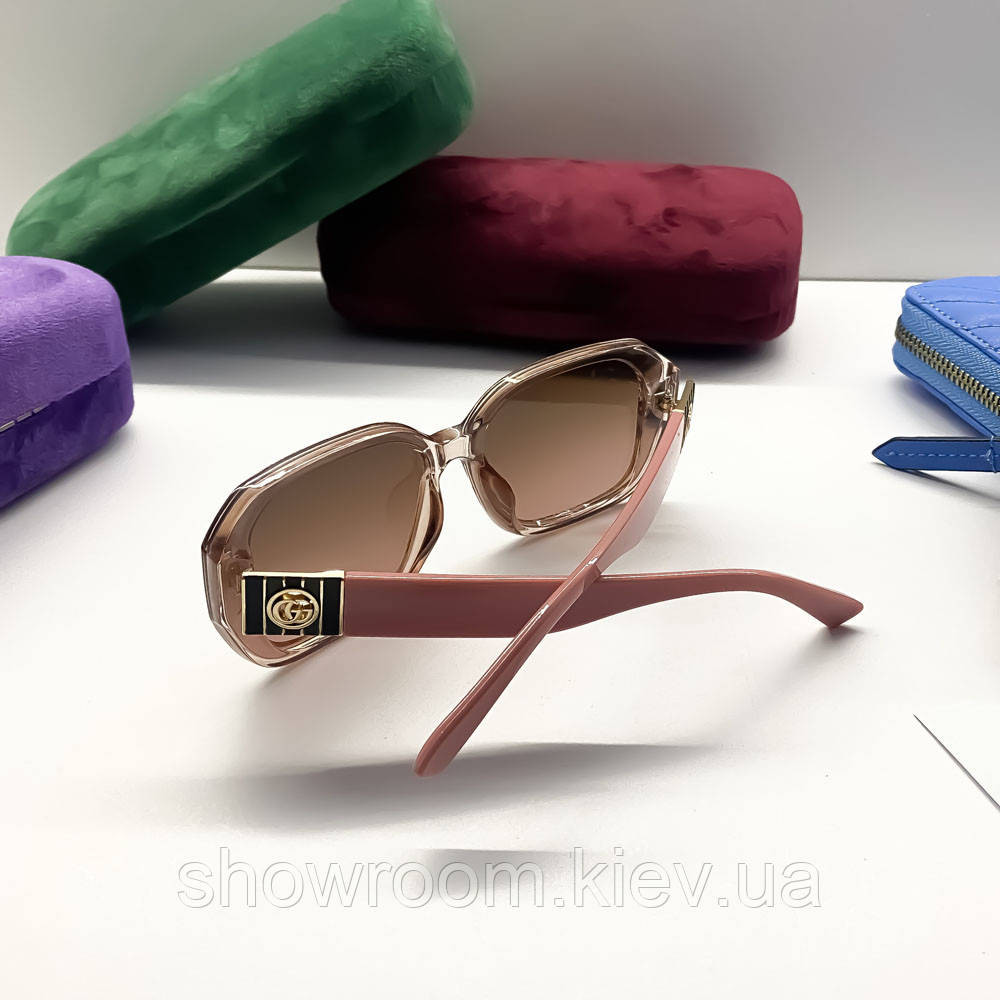 Жіночі брендові сонцезахисні окуляри GG (09160) Київ - фото 5