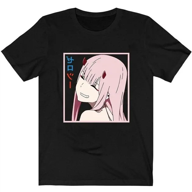 Футболка для мальчика с аниме принтом Милий у Франкси 02 оверсайз (рост от 165 до 180 ) Черный AnimeT1055m Днепр - изображение 1