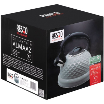 Чайник Resto Almaaz із свистком 2.7 л (90611) Вінниця - фото 9