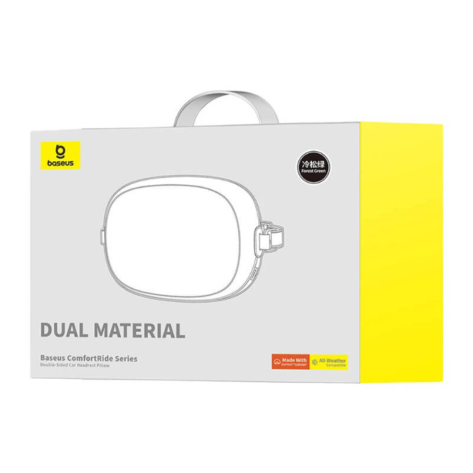 Подушка підголівник Baseus ComfortRide Зелена Київ - фото 5