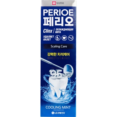 Зубна паста LG Perioe Clinx Cooling Mint Toothpaste 120 г (8801051072839) Вінниця - фото 3