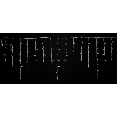 Гірлянда Delux ICICLE 100LED 2x0.7 м Жовтий flash Білий/Білий IP44 (90015181) Вінниця - фото 3