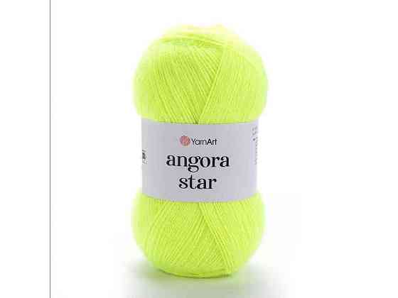 Пряжа Angora Star лимон 80% акрил 20% вовна 500м 100г 5шт/уп 8232 ТМ YarnArt Київ